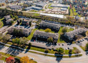 Thumbnail 21 of 30 - Drone Community View at Hamlet Apartments, West Des Moines, IA, 50265