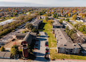 Thumbnail 25 of 30 - Drone Exterior View at Hamlet Apartments, Iowa, 50265