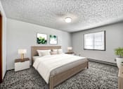 Thumbnail 4 of 40 - a bedroom with a bed and a window at Autumn Park, Sioux Falls, 57106  
