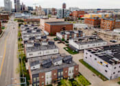 Thumbnail 30 of 37 - A view of a city from a high vantage point.