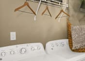 Thumbnail 19 of 20 - the washer and dryer in the laundry room of a home at Encore at Manchester, Michigan