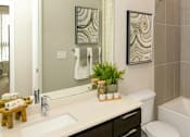 Thumbnail 17 of 20 - a bathroom with a sink and a toilet at Encore at Manchester, Novi, MI