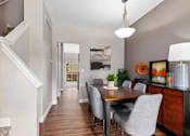 Thumbnail 23 of 35 - Decorated Dining Area at Encore Townhomes, Utica
