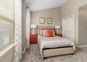 Thumbnail 16 of 35 - Comfortable Bedroom With Large Window at Encore Townhomes, Utica, MI, Michigan , 48315