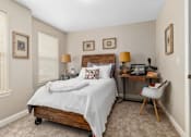 Thumbnail 19 of 35 - Beautiful Bright Bedroom With Wide Windows at Encore Townhomes, Utica, MI, 48315