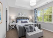 Thumbnail 13 of 38 - Carpeting In Bedrooms with wide windows at Encore at West Valley, White Lake, MI, Michigan
