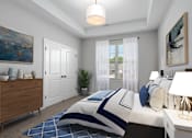 Thumbnail 1 of 38 - Beautiful Bright Bedroom With Wide Windows at Encore at West Valley, White Lake, MI, 48386