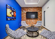 Thumbnail 13 of 37 - Lounge Area With TV at Discovery Heights, Issaquah, WA