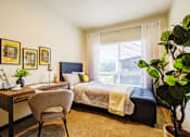 Thumbnail 16 of 18 - Bedroom With Work Desk at Discovery West, Issaquah, WA