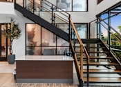 Thumbnail 25 of 43 - Modern Staircase in Living Area at Solera Apartments, Washington, 98056