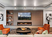 Thumbnail 9 of 43 - Fireplace at Solera Apartments, Renton, Washington