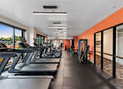 Thumbnail 17 of 43 - Gym with Treadmills at Solera Apartments, Washington