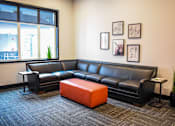Thumbnail 22 of 35 - Game Room with Leather Couch at Manor Way, Everett