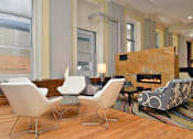 Thumbnail 42 of 68 - Pioneer Endicott social lounge fireplace