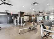 Thumbnail 33 of 46 - the weight room at the shadow creek club in east lansing