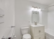 Thumbnail 17 of 46 - a bathroom with a bathtub and a sink at The Hudson, Richmond