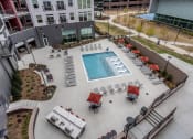 Thumbnail 42 of 47 - an aerial view of the pool at Centro at Pine Nash, Wilson, NC