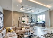 Thumbnail 2 of 36 - Clubroom seating at Helix apartments in Chesapeake VA