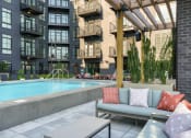 Thumbnail 4 of 58 - Outdoor Lounge Area at Crossline, Columbus
