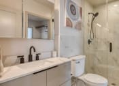 Thumbnail 33 of 56 - Bathroom With Walk-In Shower at Residences at Richmond Trust, Richmond, VA, 23219