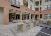 Thumbnail 14 of 55 - Barbecue And Grilling Station at The Lincoln Apartments, North Carolina