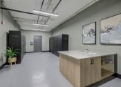 Thumbnail 22 of 55 - Locker Room at The Lincoln Apartments, North Carolina, 27601