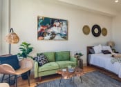 Thumbnail 18 of 56 - Living Area With Bedroom at Residences at Richmond Trust, Virginia