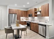 Thumbnail 26 of 36 - Kitchen at The Nicholas, Columbus, OH, 43215