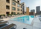 Thumbnail 4 of 36 - Pool View at The Nicholas, Columbus, OH, 43215