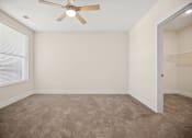 Thumbnail 32 of 47 - Featured A3 Floor Plan Bedroom designed with walk-in closet Centro at Pine Nash, Wilson, North Carolina