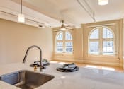 Thumbnail 7 of 16 - Living area at Stumpf Flats Apartments in Richmond Va