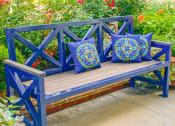 Thumbnail 53 of 71 - Bench at The Chapman Apartments in Hampton clubhouse