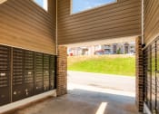 Thumbnail 20 of 21 - the lockers on the side of a building with a driveway