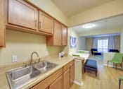 Thumbnail 8 of 45 - Kitchen and counters at Montecito, Raleigh, NC, 27609