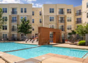 Thumbnail 6 of 60 - our apartments offer a swimming pool in the courtyard at Proximity at ODU, Virginia, 23508