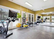 Thumbnail 7 of 33 - the gym at the landing at pullman apartments in pullman