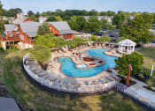 Thumbnail 4 of 9 - an aerial view of a swimming pool at a resort