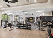Thumbnail 19 of 55 - the gym at the preserve at green valley townhomes in green valley va at The Lincoln in Raleigh, NC 27601