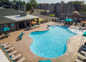 Thumbnail 2 of 29 - Saltwater Pool with Extended Sun Deck Open Year-Around at Evolve at Tega Cay, South Carolina