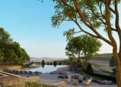 Thumbnail 41 of 51 - the infinity pool at the resort overlooks the river at Terraces at High Mountain, Huntsville, AL 35811
