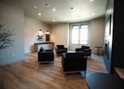 Thumbnail 3 of 31 - Fireplace Living Area at Eastpark Apartment Homes, Oregon