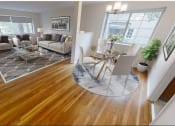 Thumbnail 9 of 13 - Oversized Living and Dining Area, Green Street Apartments, Brookline
