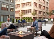 Thumbnail 9 of 27 - Courtyard with Fire Pit at Nightingale, in Providence, RI