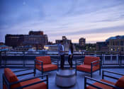 Thumbnail 15 of 27 - Roof Deck with Panoramic City Views at Nightingale, in Providence, Rhode Island