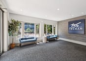 Thumbnail 16 of 33 - Lobby area with benches at 735 Truman, Hyde Park, Massachusetts