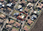Thumbnail 2 of 4 - A red square highlights a specific area in a residential neighborhood.