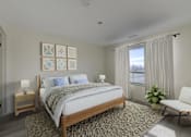 Thumbnail 5 of 8 - Large Bedroom at Sylk Towers, Kitchener, N2A 1B1