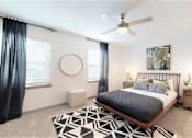 Thumbnail 9 of 27 - Bedroom With Ceiling Fan at Cumberland Pointe, Smyrna, GA, 30080