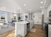 Thumbnail 36 of 43 - Kitchen With Living Area at Riverfront Everett, Washington, 98201