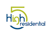 Thumbnail 69 of 69 - A logo with the words "high residential" and a number 5.